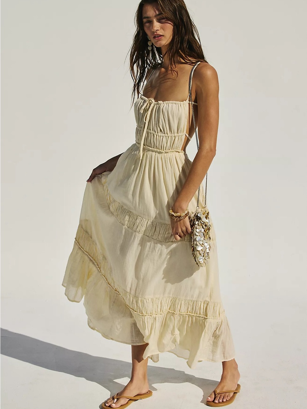 Free People Taking Sides Maxi Dress